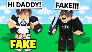 I Met A FAKE Bonbo Acting SUS, So I 1v1'd Him (Roblox BedWars)