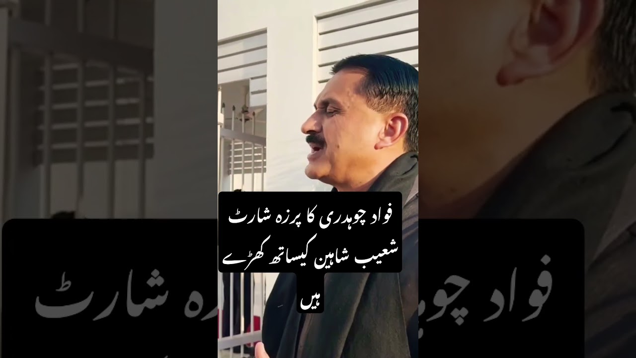 Fawad ch minus and shoaib shaheen plus. 