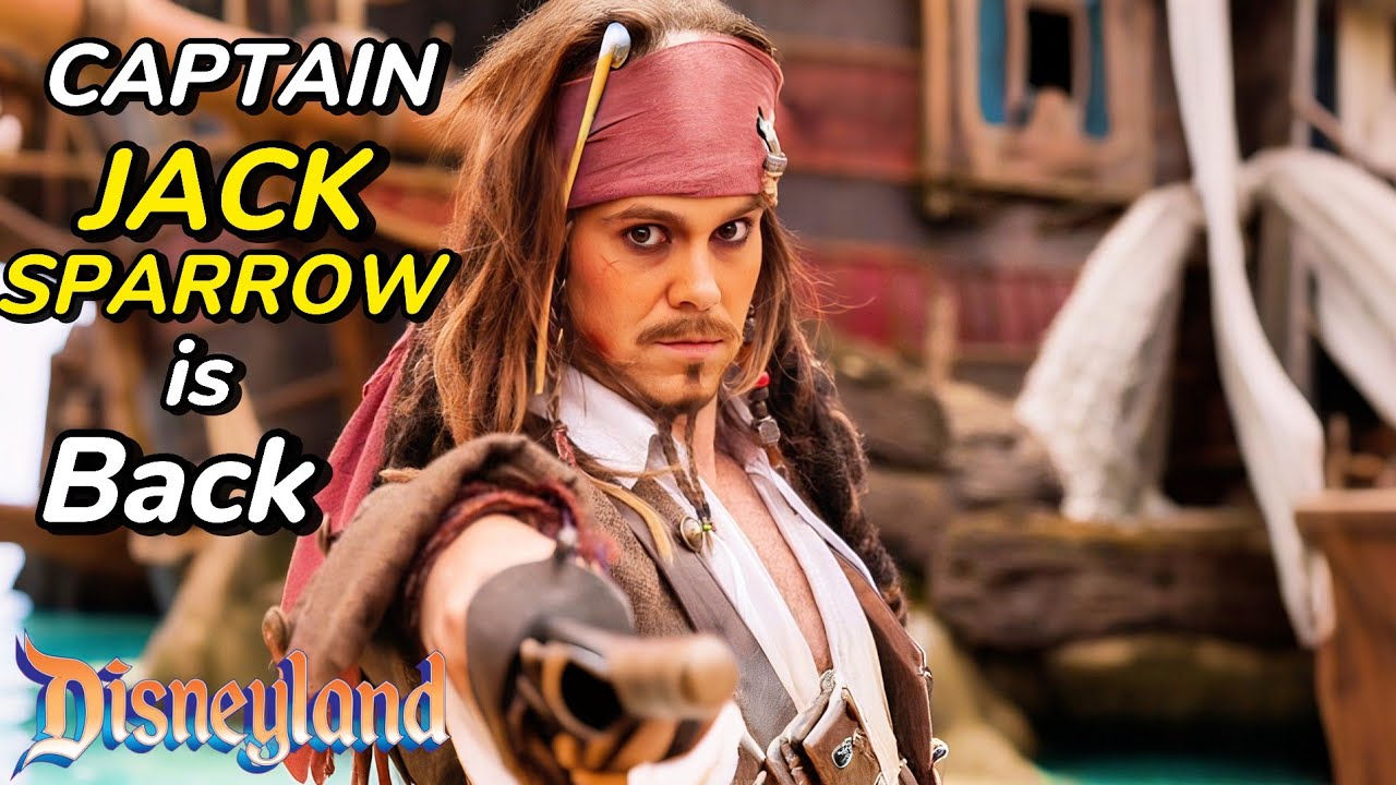 Captain Jack Sparrow Takes Over Disneyland! ⚓