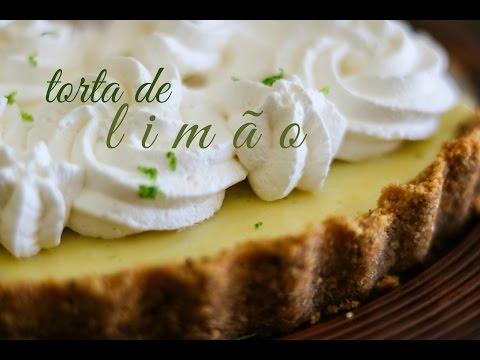 Torta de limão com chantilly | Desventuras Gastronômicas