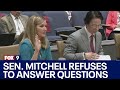 Sen. Mitchell refuses to answer questions at ethics hearing on burglary arrest