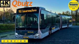 [4K] Qbuzz buslijn 163: GRONINGEN - VEERHAVEN LAUWERSOOG | Qbuzz Groningen Drenthe | 2022