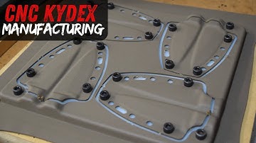 CNC Kydex Manufacturing - How I Build Sheaths in Minutes Using Molds & CNC