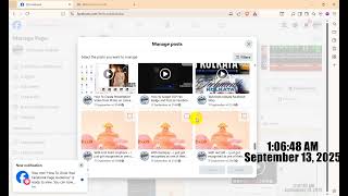 How To Manage Posts and Grid View Posts on Facebook Page | Complete Guide 2025