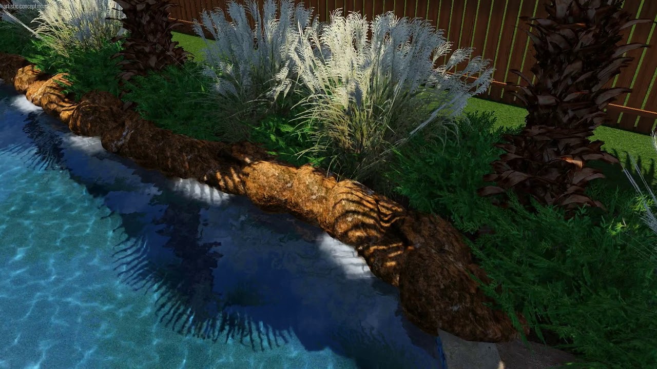 Grimes Pool Design by Backyard Amenities YouTube