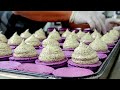 (Full ver.)Making Macaron(milk,oreo,sweet potato,Vanilla) - Korean street food