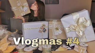 IDEI SI SFATURI PENTRU CADOURI DE CRACIUN SI PENTRU ÎMPACHETATUL LOR | Vlogmas #4