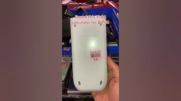 Found this TI-84 calculator at goodwill #shorts