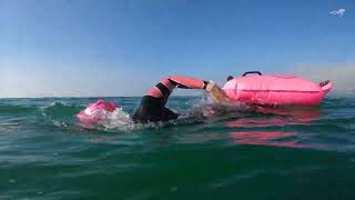 Open water swimming in Monteferro. Ría de Vigo