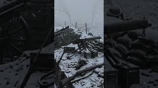 ✟Silent Snowfall over Lost Souls | WW1 Winter Trench Ambience