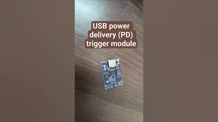 Testing USB-C PD trigger module (Switchable)