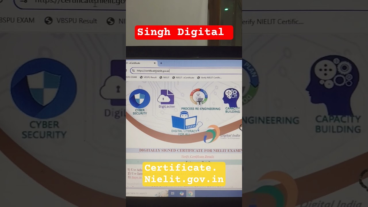 o level Nielit Certificate download website link 