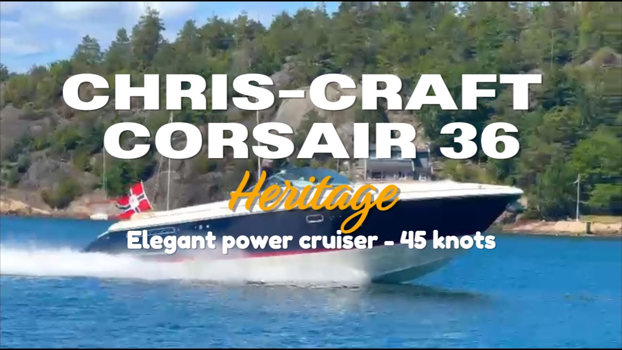 Chris Craft Corsair 36 Heritage продаётся компанией Skippern Yachts