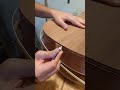 Acoustic guitar binding #woodworking #wood #tools #diy #fingerboard #workshop #maker #handmade