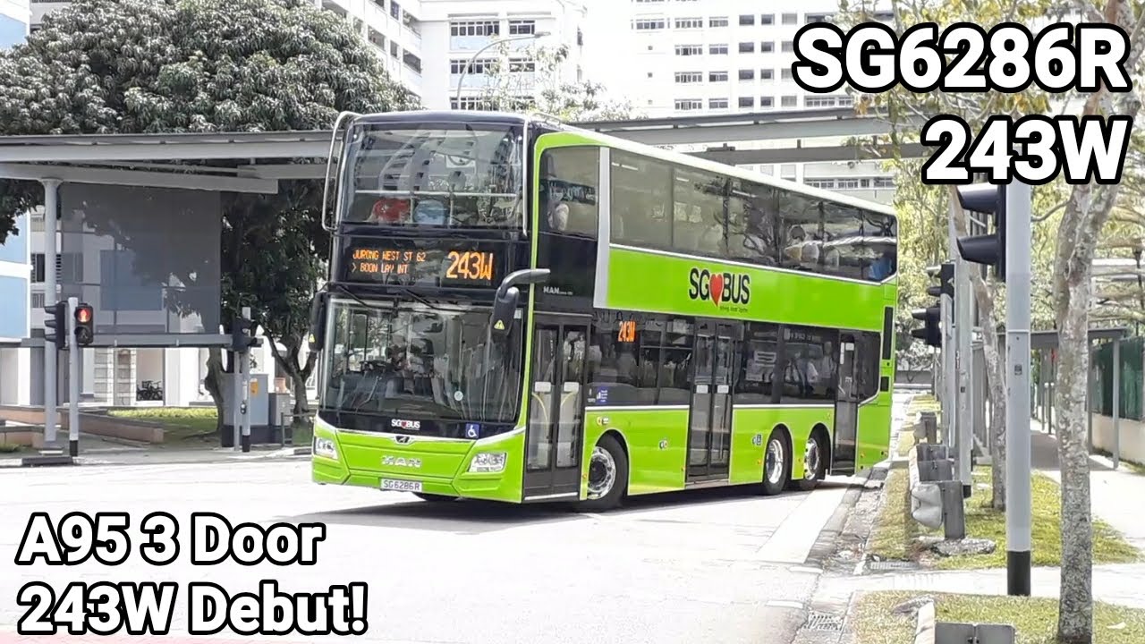 [Debut | SG6286R | ND323F A95] SBS Transit Feeder 243W Ride - YouTube