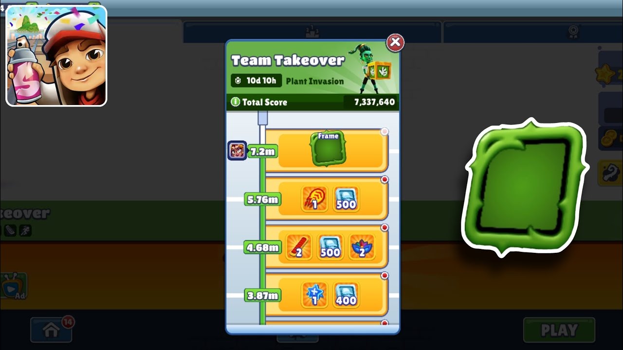 Subway Surfers New PLANT INVASION 🌵☘️ TEAM TAKEOVER Challenge by Time Travel in Rio Carnival 2025