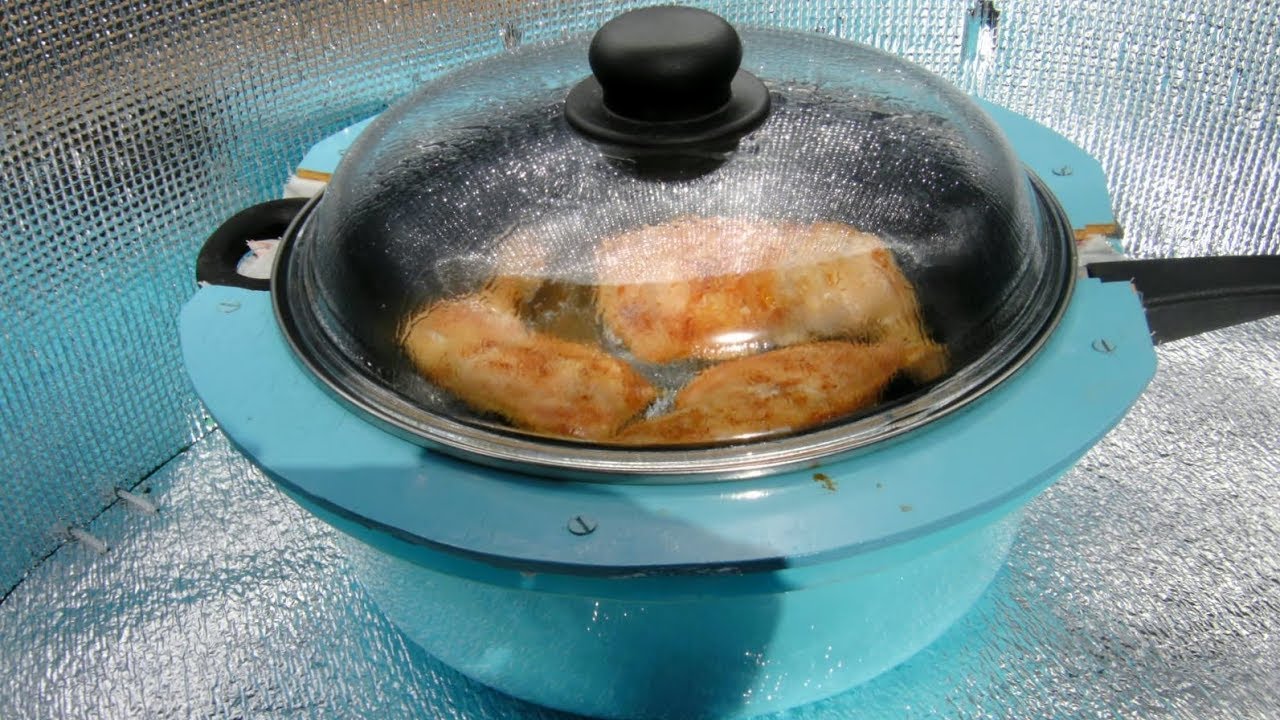 Délicieux repas préparés dans nos cuiseurs solaires Concept de