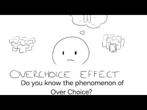 Do you know the phenomenon of Over Choice? #phenomenon #overchoice # ...