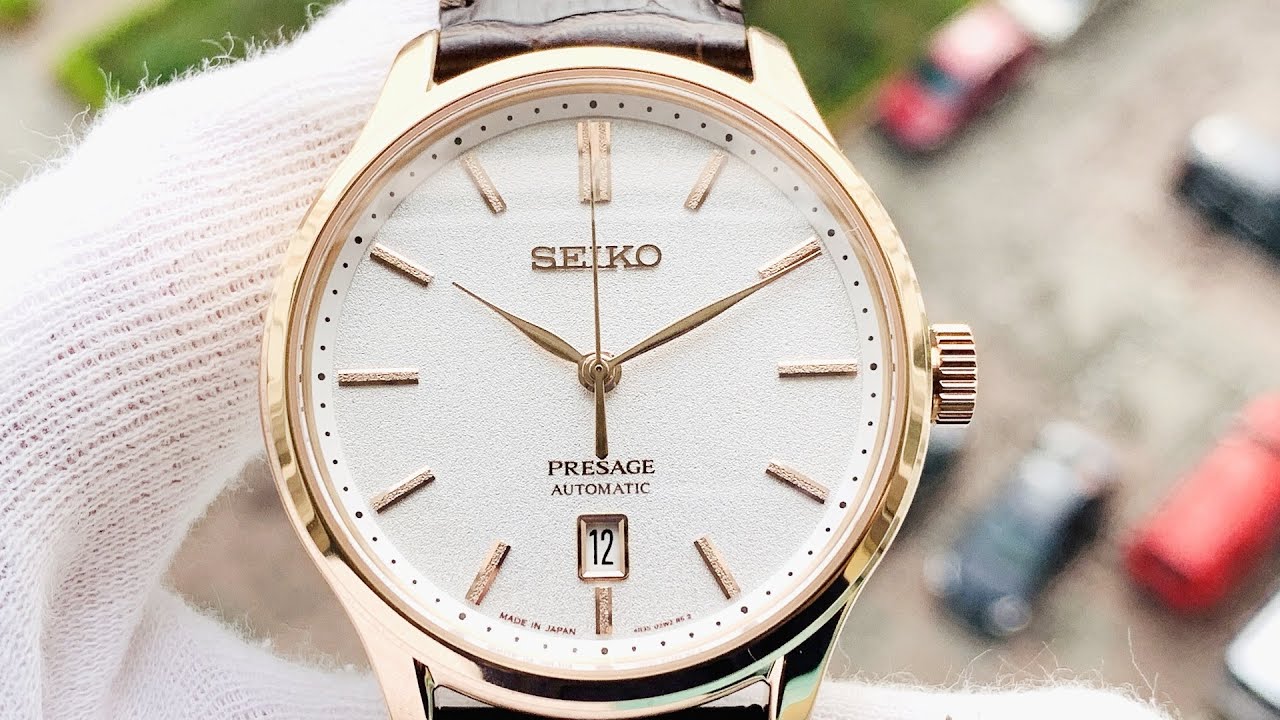 Chi tiết ngoại hình đồng hồ Seiko Presage SARY142 (SRPD42J1) - YouTube