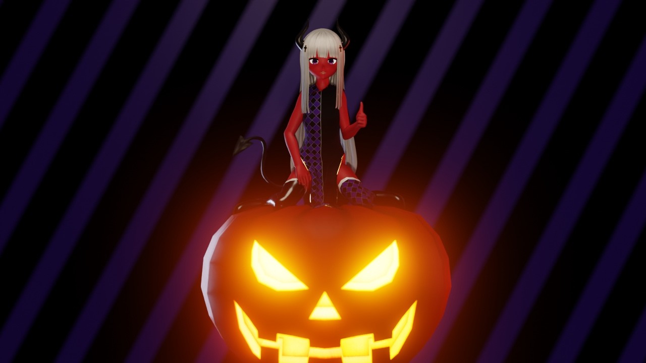 【MMD】Infernia『Mrs. Pumpkin's Comical Dream』