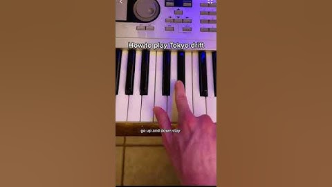 How to play Tokyo Drift 🎹👀 #shorts