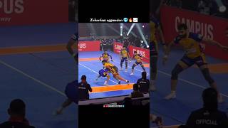 Zabardast aggression 🥶🔥 amezing raiding skill devank 💀📈 |wait for end #shorts #kabaddi #prokabaddi