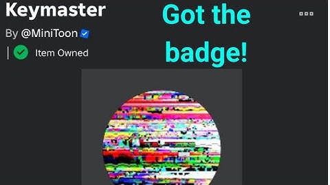 Getting the keymaster badge in Roblox Piggy!
