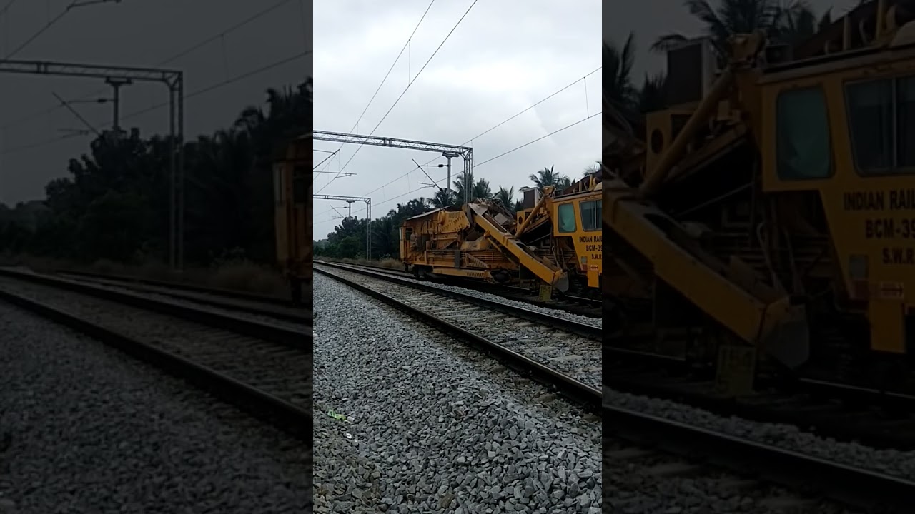 BCM work progress at Hassan section mys division