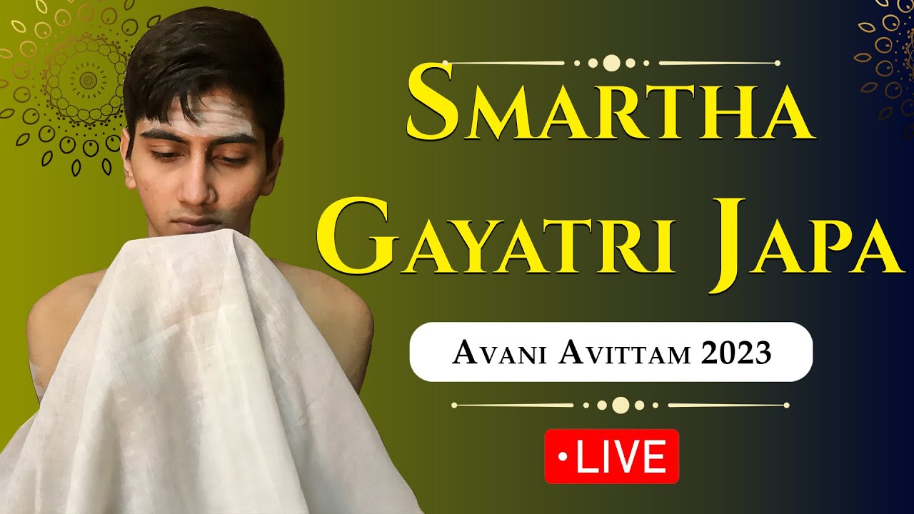 Live 108 Gayatri Mantra Japa Sankalpa Procedure Yajur & Rig Veda
