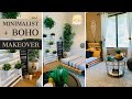 Small Bedroom Budget Makeover Rental Friendly Minimalist And BOHO 