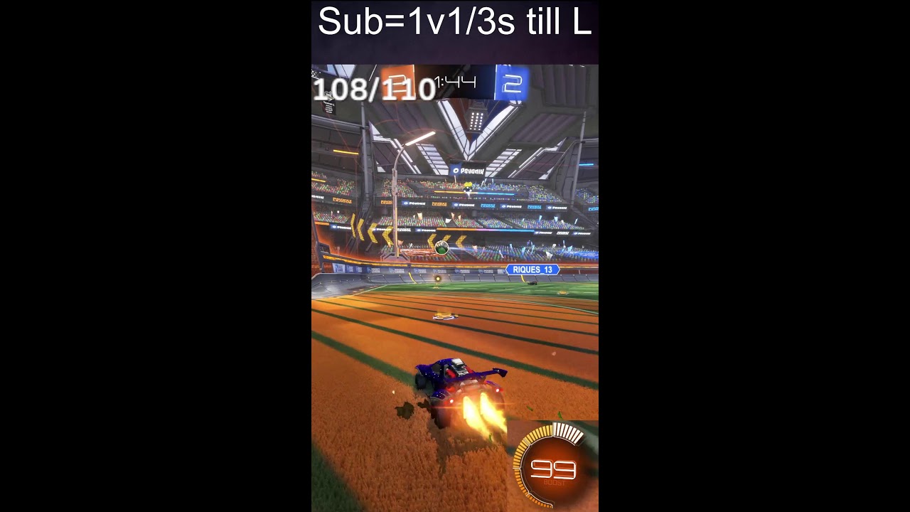 Rocket League text to speak only stream (vertical)