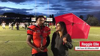 Post-Game Interview with U16 Team BC Offensive  MVP Reggie Elie