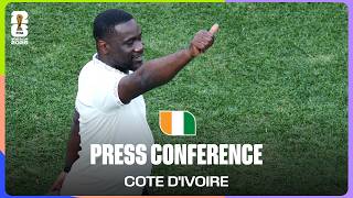 Post-Match Press Conference: Cote d'Ivoire's Emerse Faé On The 2-0 Win Over Curacao