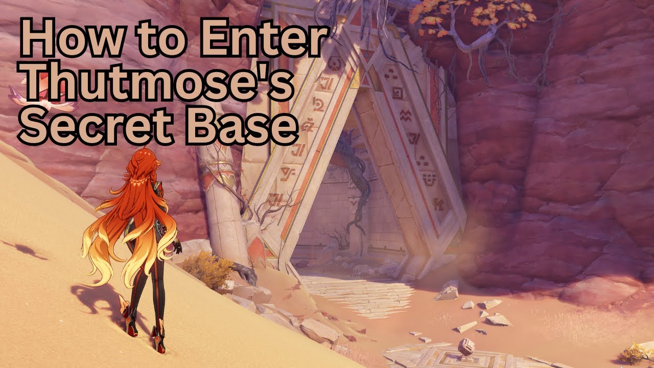 How to Enter Thutmose's Secret Base in Lamb-Devourer Rock | Genshin Impact Video Guide