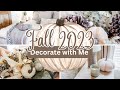 NEW FALL DECORATE WITH ME | NEUTRAL FALL DECOR | FALL LIVING ROOM | FALL BEDROOM DECOR