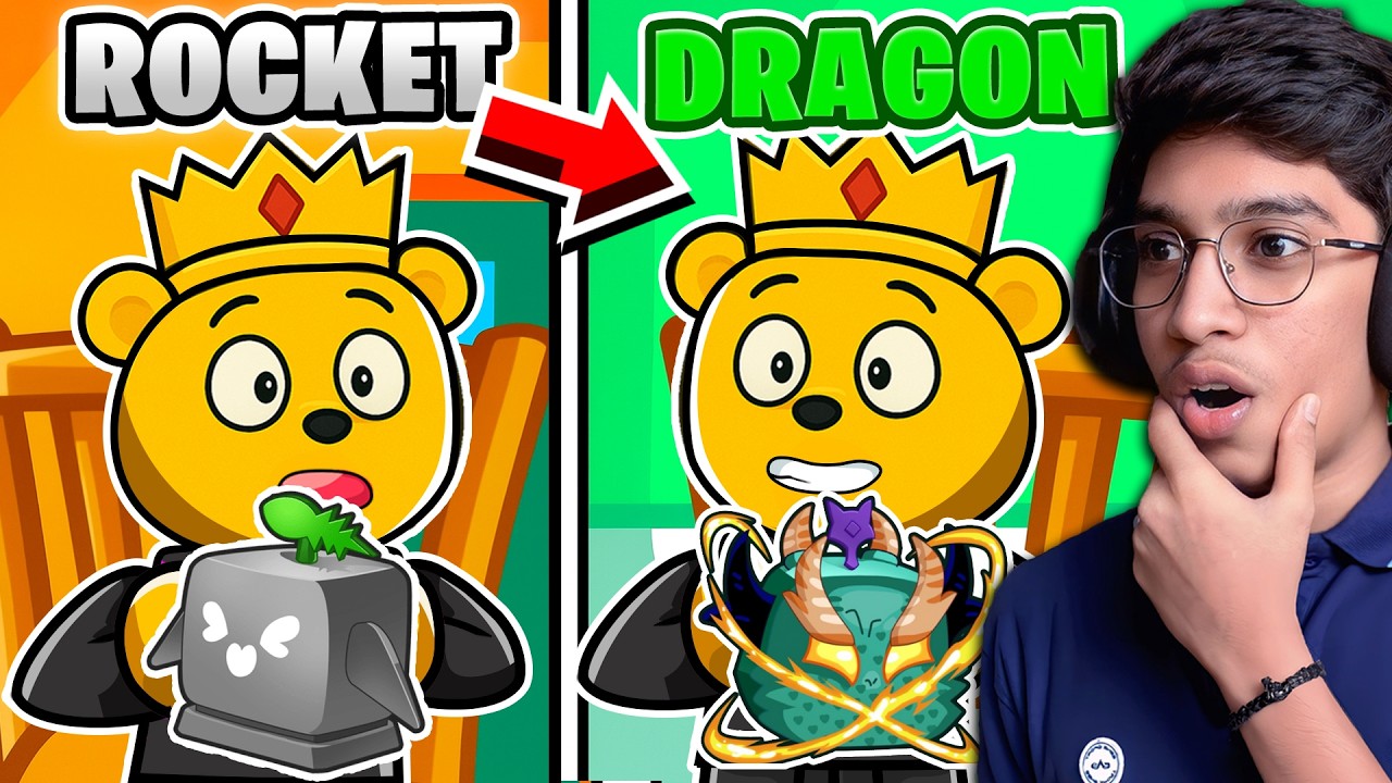 Trading From Rocket to Dragon Fruit in Blox Fruits Roblox