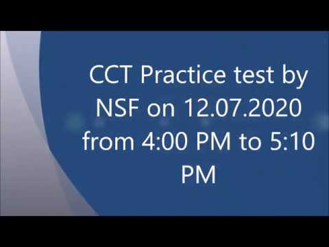 CCT Practice test by NSF Student Login