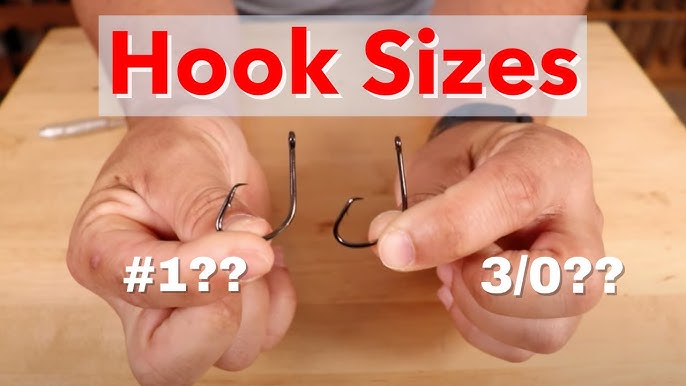 FISHING HOOK SIZES 101🎣 