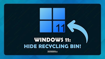 How To: Hide The Recycling Bin On Windows 11 - (Tutorial)