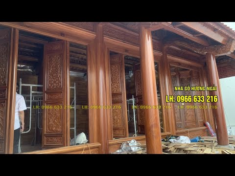 Video NHÀ GỖ LIM 3 GIAN 12 CỘT - youtube
