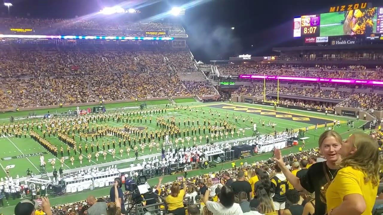 Marching Mizzou halftime show 8/28/2025