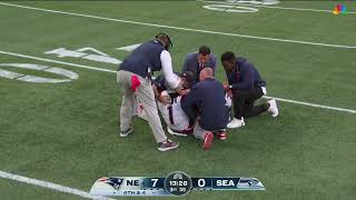 AJ Brown Ankle Injury (Full Sequence)
