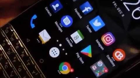 Launch apps quickly with 1 key press on BlackBerry KeyOne via Convenience Key or 1 assigned key