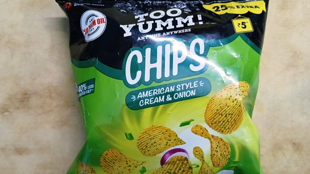 Too Yumm American Style Cream & Onion Chips 