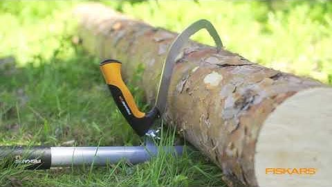 How to use felling lever as sawing support