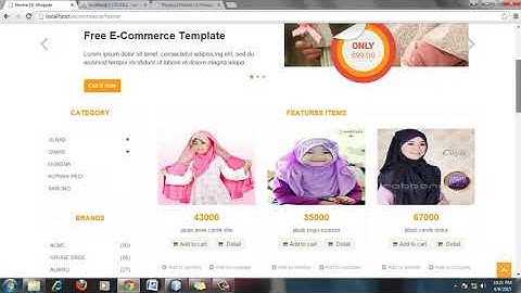 Analysis dan Development Website E-Commerce dengan Codeigniter dan AdminLTE