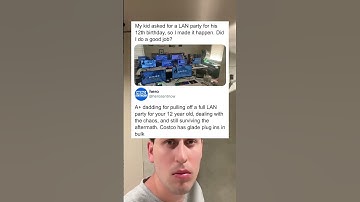 They had a lan party as a birthday celebration