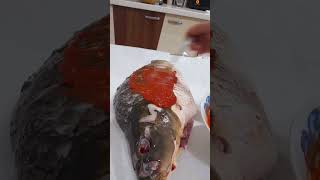Crap la cuptor.Carp in the oven.#food #fish #cooking #youtubeshorts #shortvideo #shorts