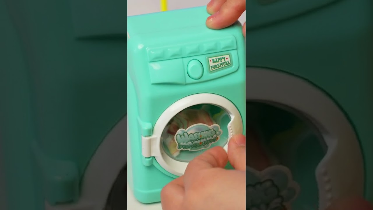 Home washing machine & mini iron toys for kids compilation👔👗