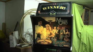 Gottlieb Monte Carlo Pinball system 80 B startup after 8 years